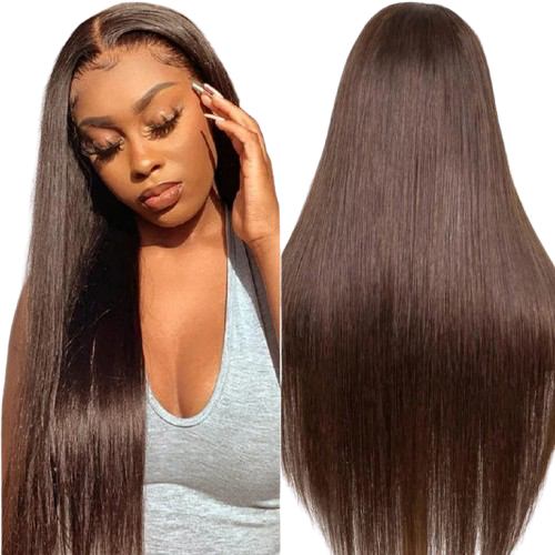 ÁILLE Cocoa Silk | 4×4 Human Hair Lace Closure Wig