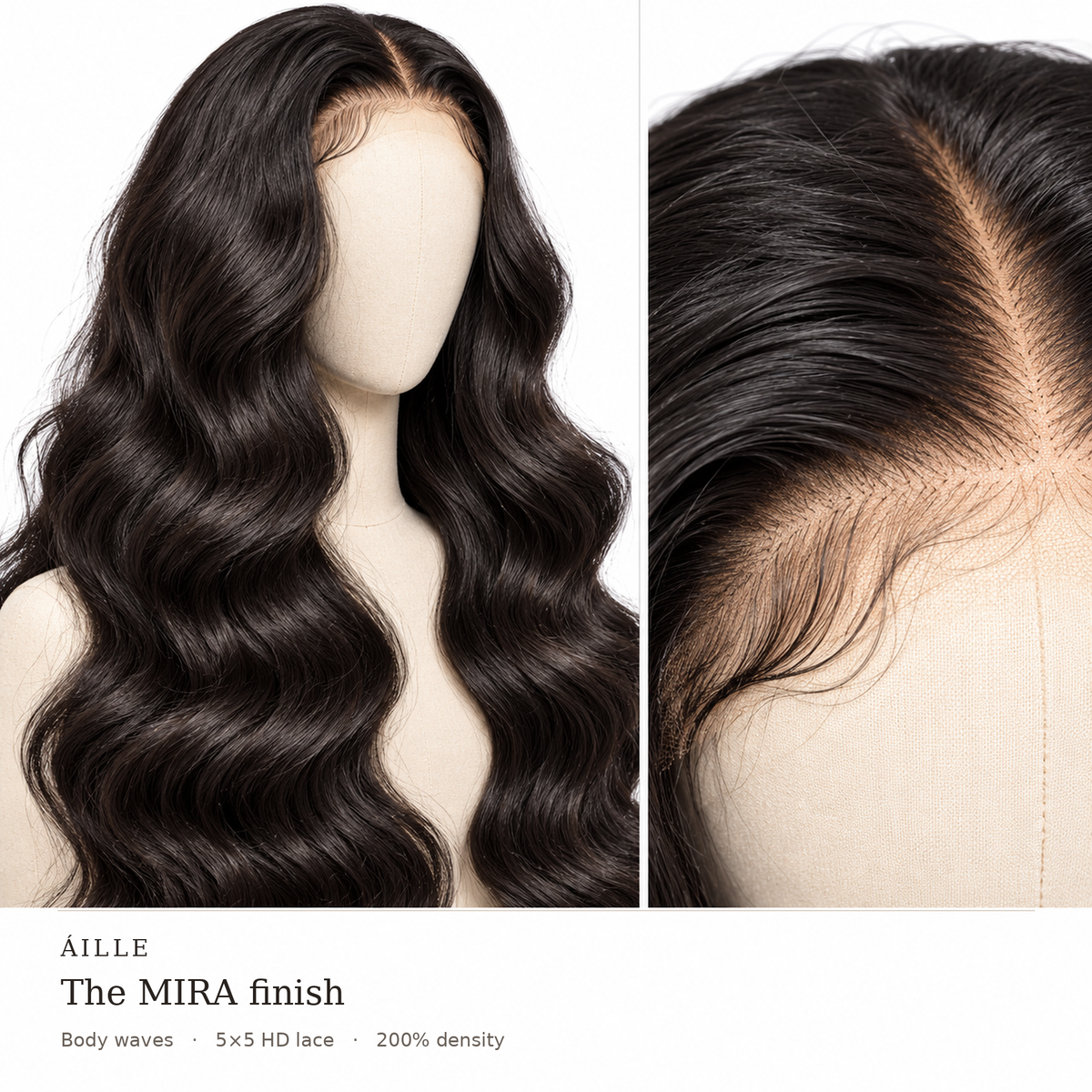 ÁILLE MIRA | 5×5 HD Glueless Body Wave Wig