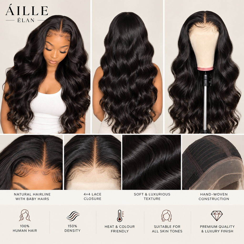 ÁILLE Élan | Human Hair 4x4 Lace Wig