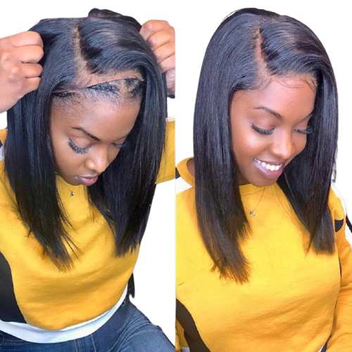 ÁILLE Sleek Straight | 13×4 Human Hair Lace Front Wig