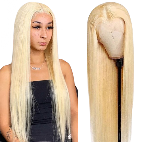 ÁILLE Champagne Silk | 13×4 Human Hair Lace Front Wig