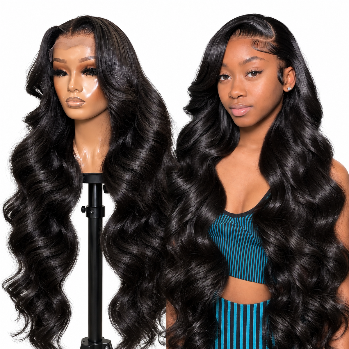 ÁILLE Body Wave | 13×4 Human Hair Lace Front Wig