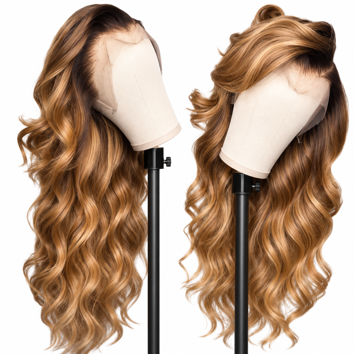 ÁILLE AURELIA | Human Hair Ombre Wave Wig