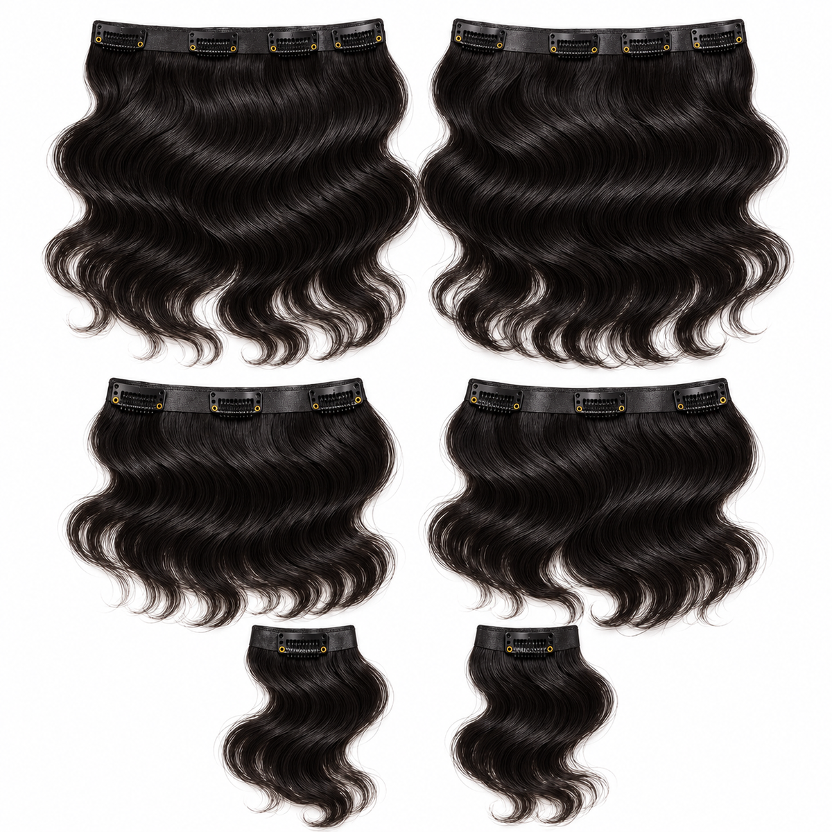 ÁILLE Seamless Body Wave Clip-In Extensions | 100% Human Hair