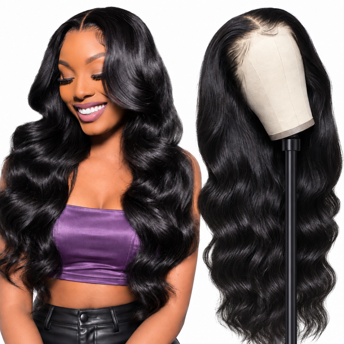 ÁILLE Body Wave | 13×4 Human Hair Lace Front Wig