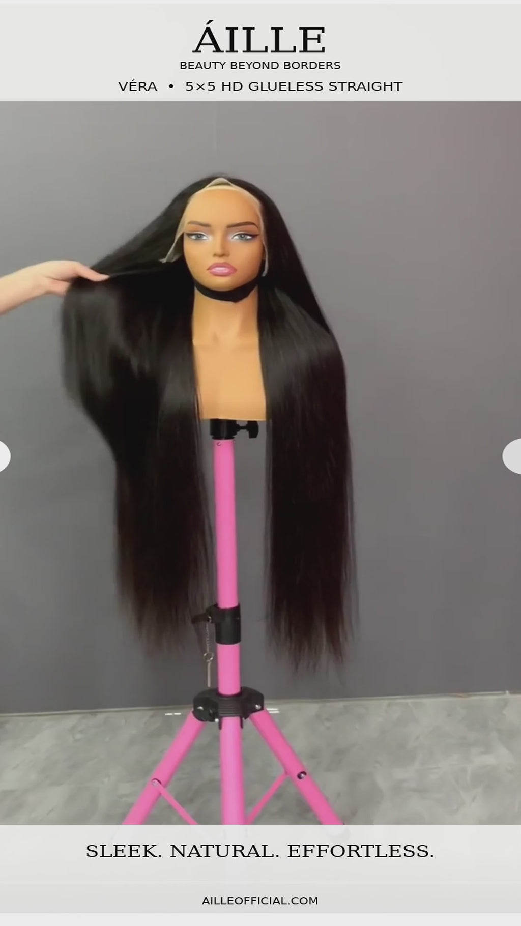 ÁILLE VÉRA | 5×5 HD Glueless Straight Wig
