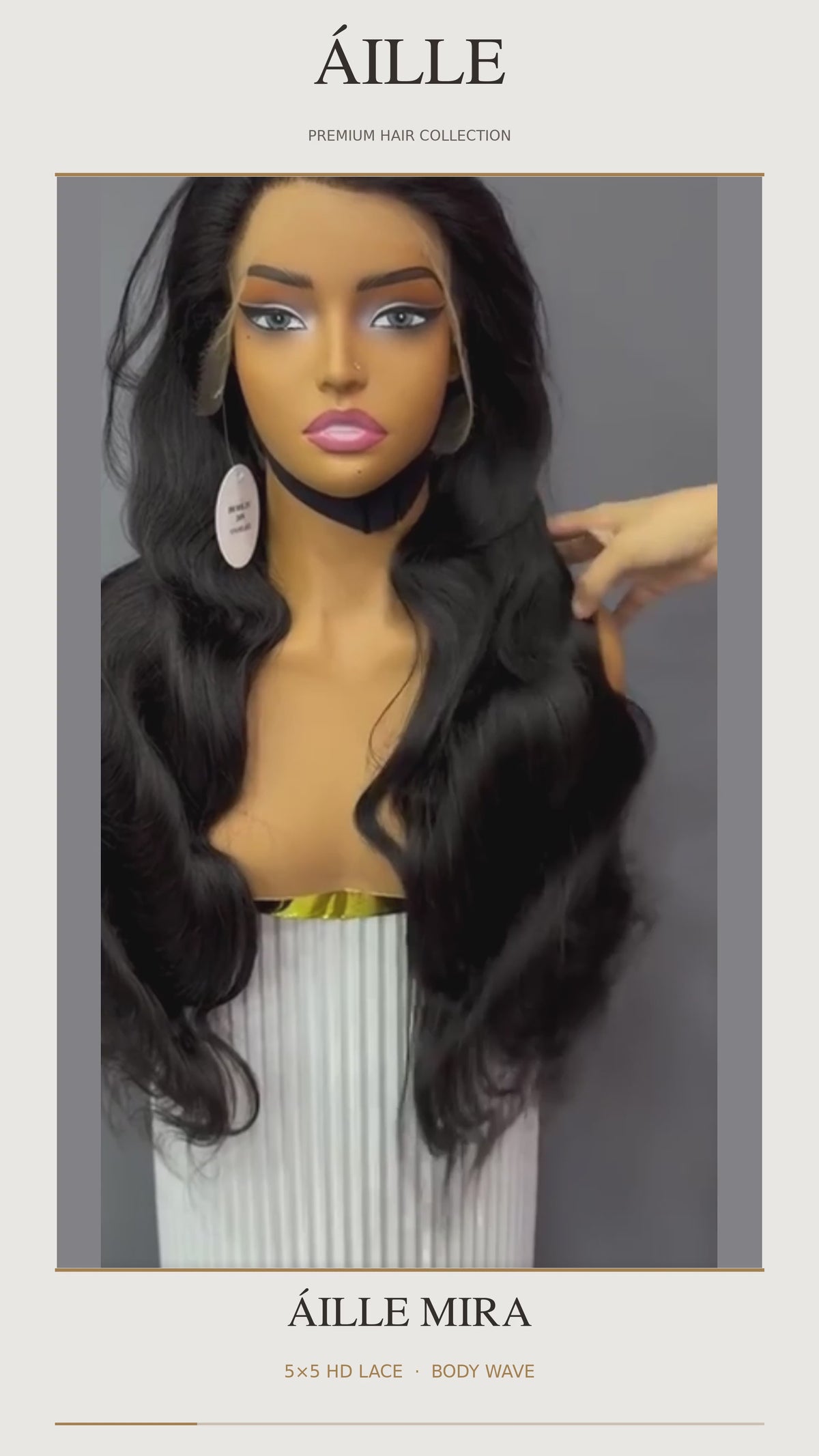 ÁILLE MIRA | 5×5 HD Glueless Body Wave Wig